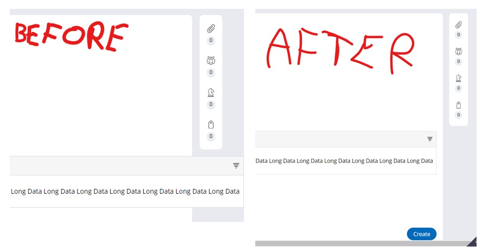 Dynamic layout width is not expanding based on table layout in pega 8